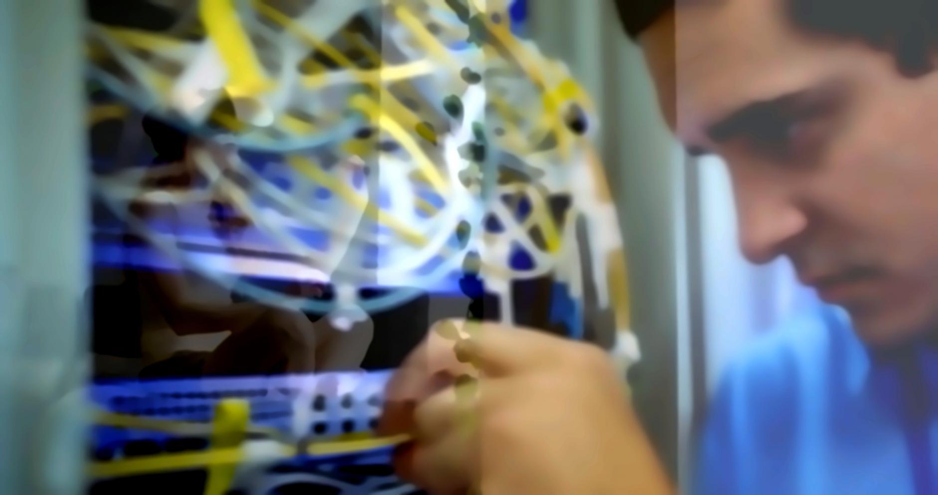 Interactive learning session with students developing blockchain solutions for media companies